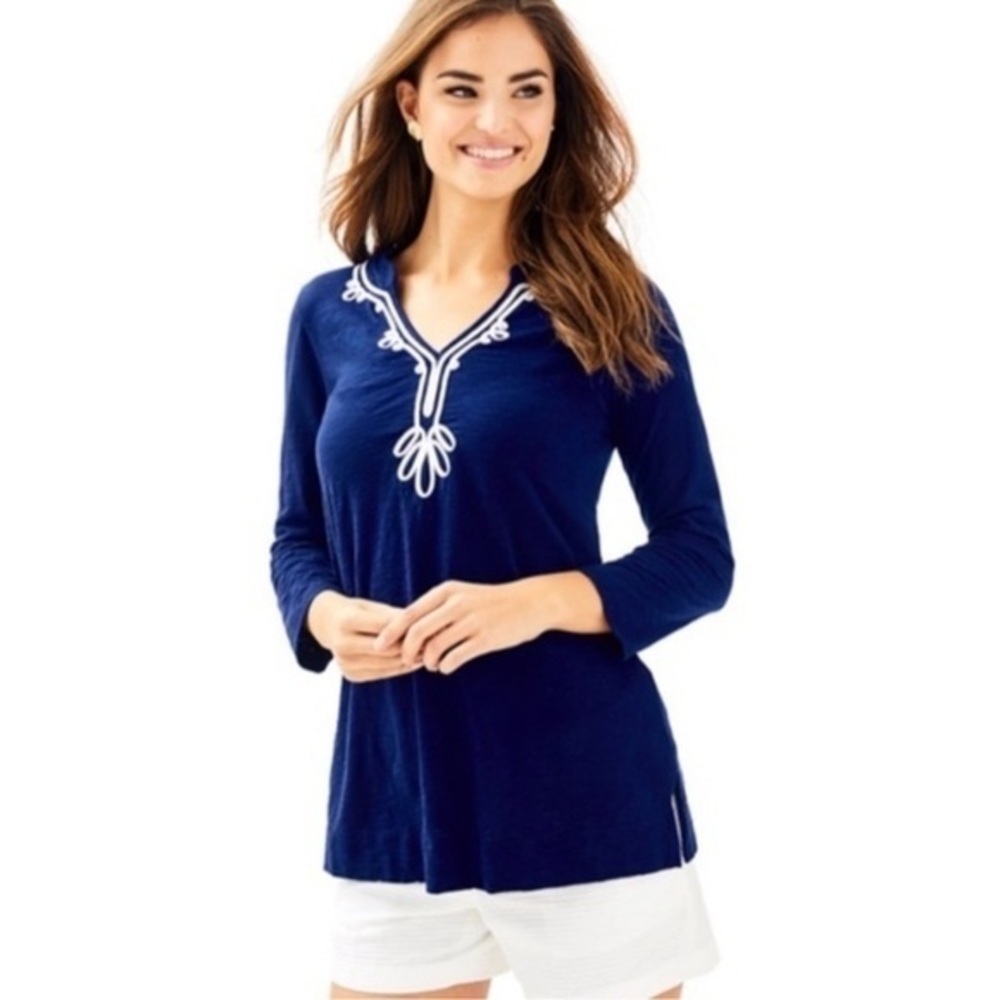 Lilly Pulitzer Kaia Navy tunic - medium woman’s